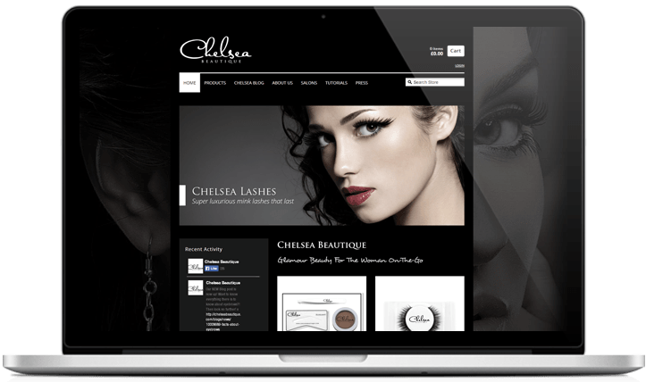 Chelsea Beautique Website Design